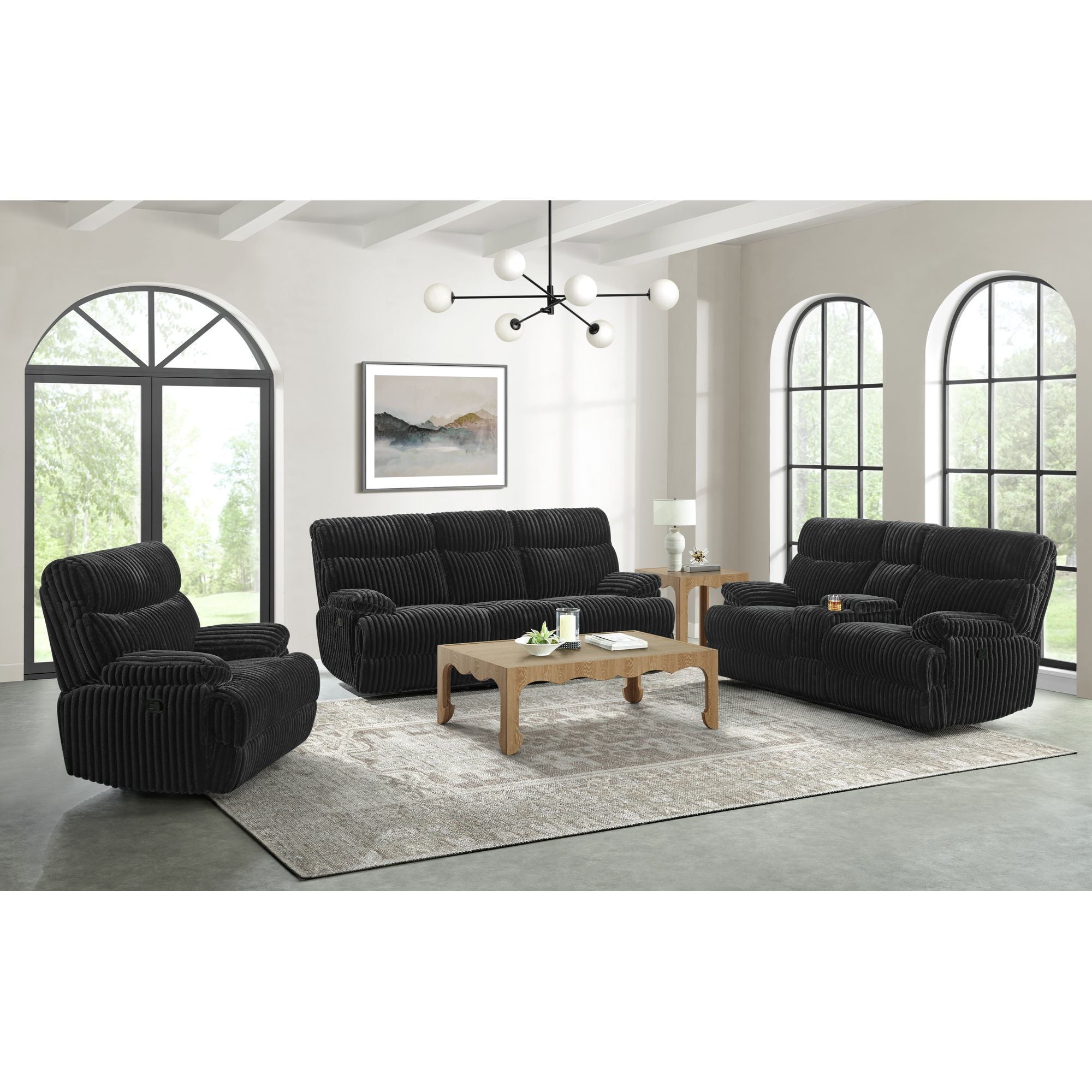Admiral - Motion Sofa - Black