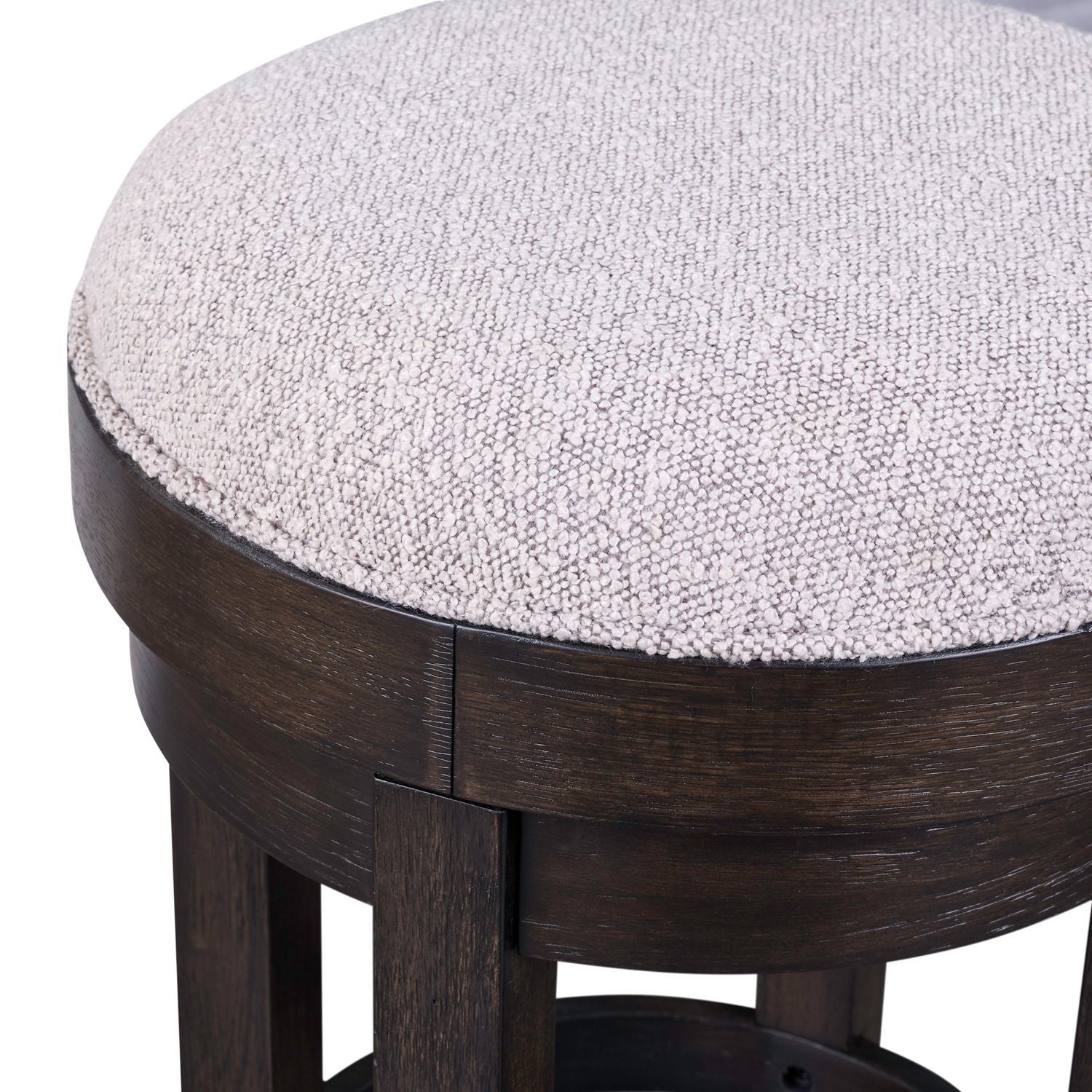 Weston - Upholstered Swivel Console Stool (RTA) - Brown