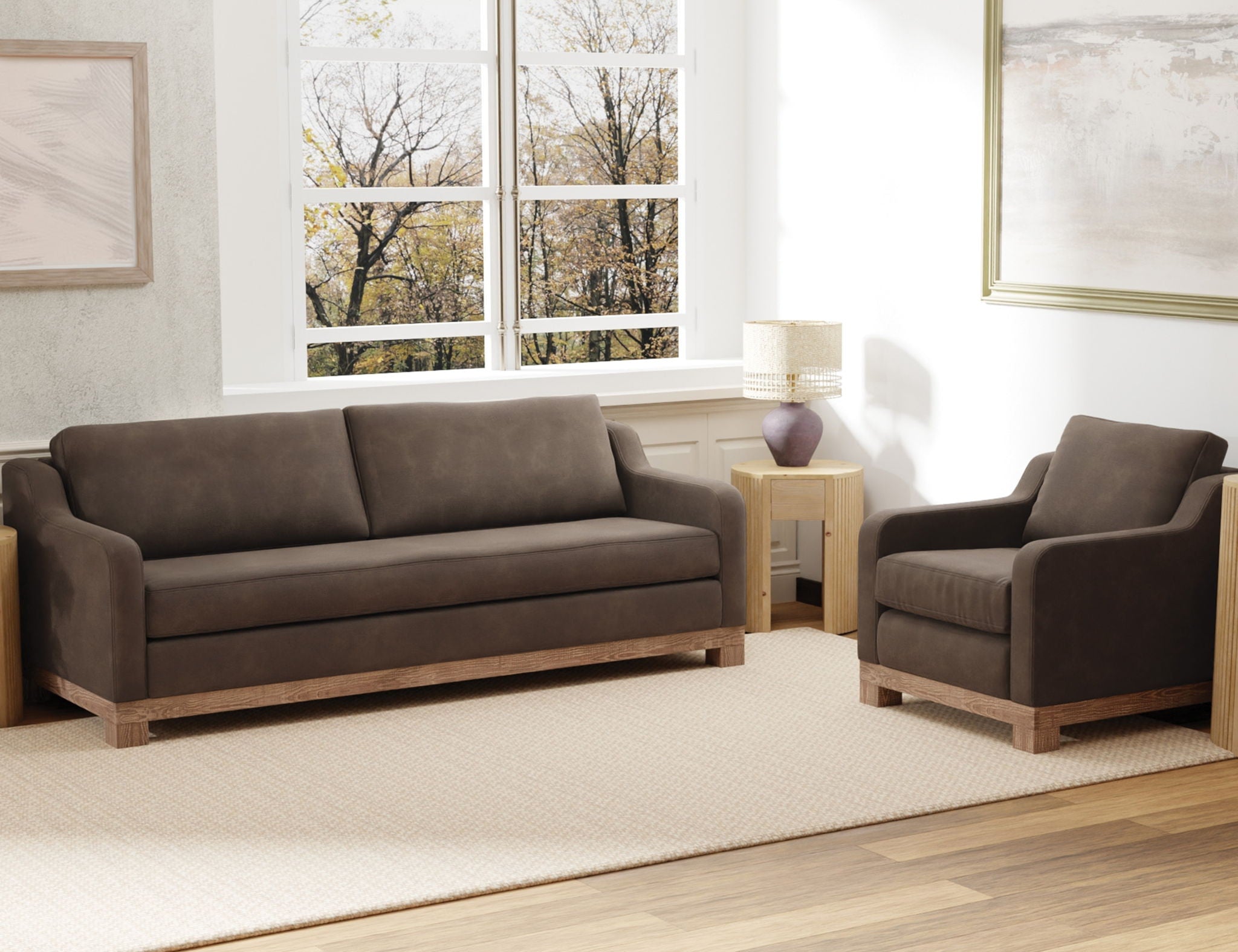 Samba - Armchair - Brown