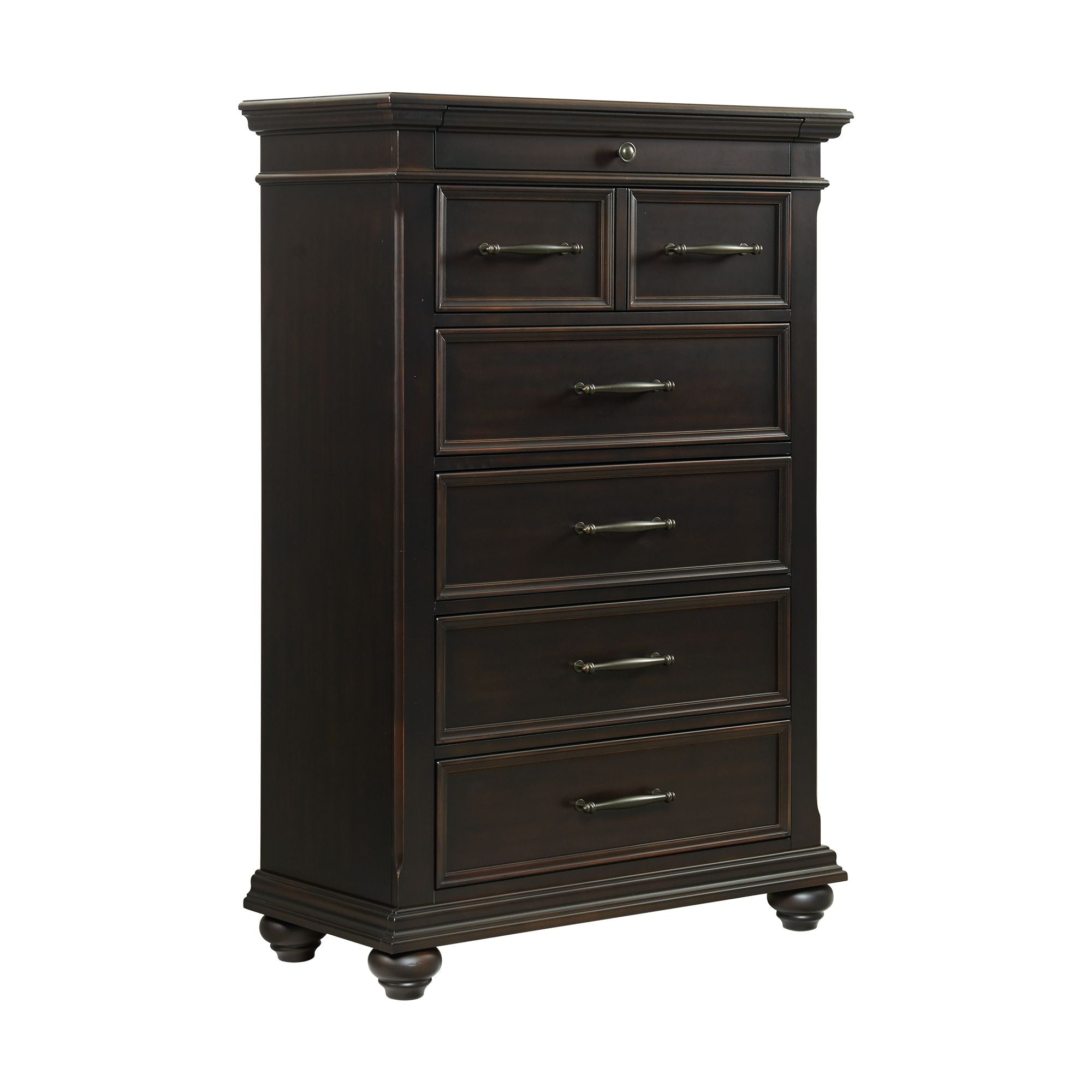 Slater Black Queen or King 4 Piece Storage Bedroom Collection from Elements
