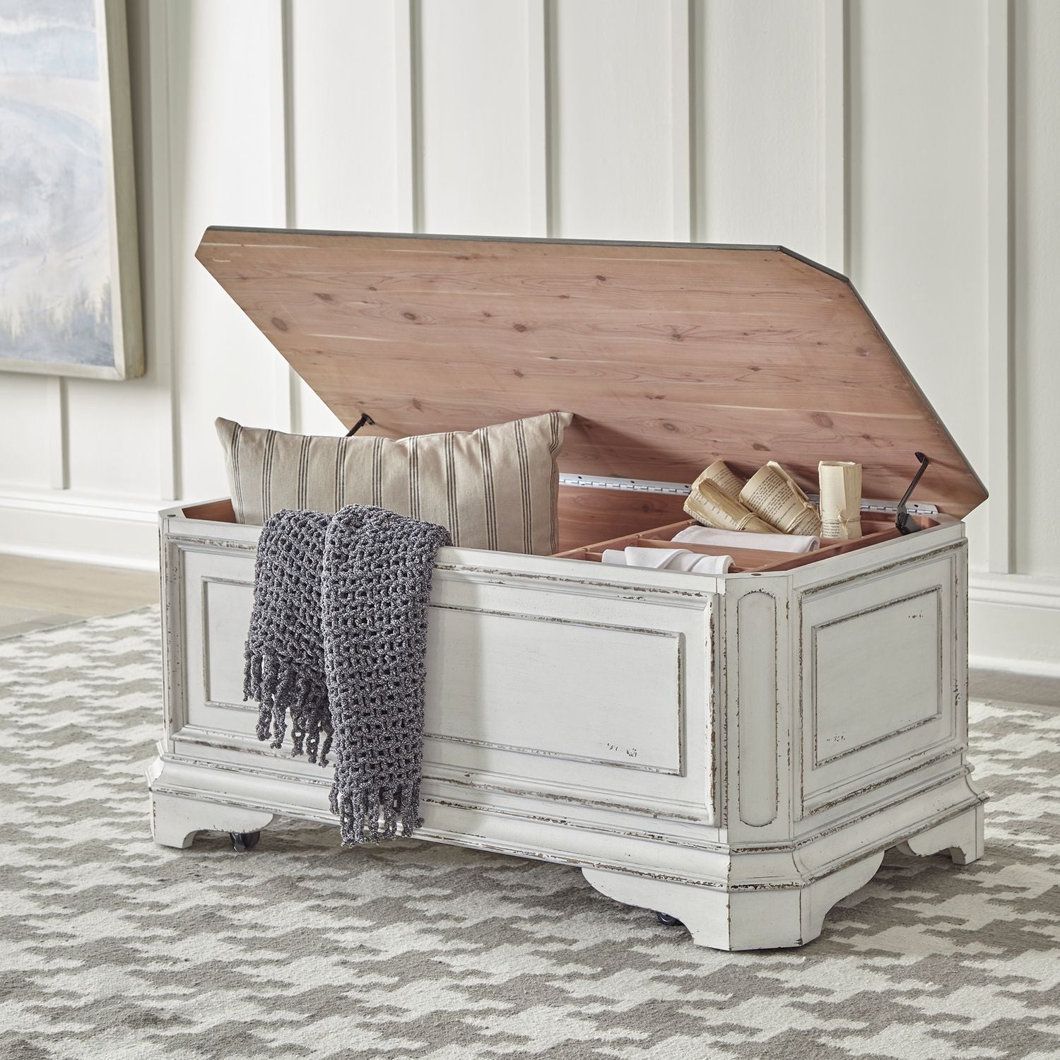 Magnolia Manor / Storage Trunk  SKU: 244-OT1013