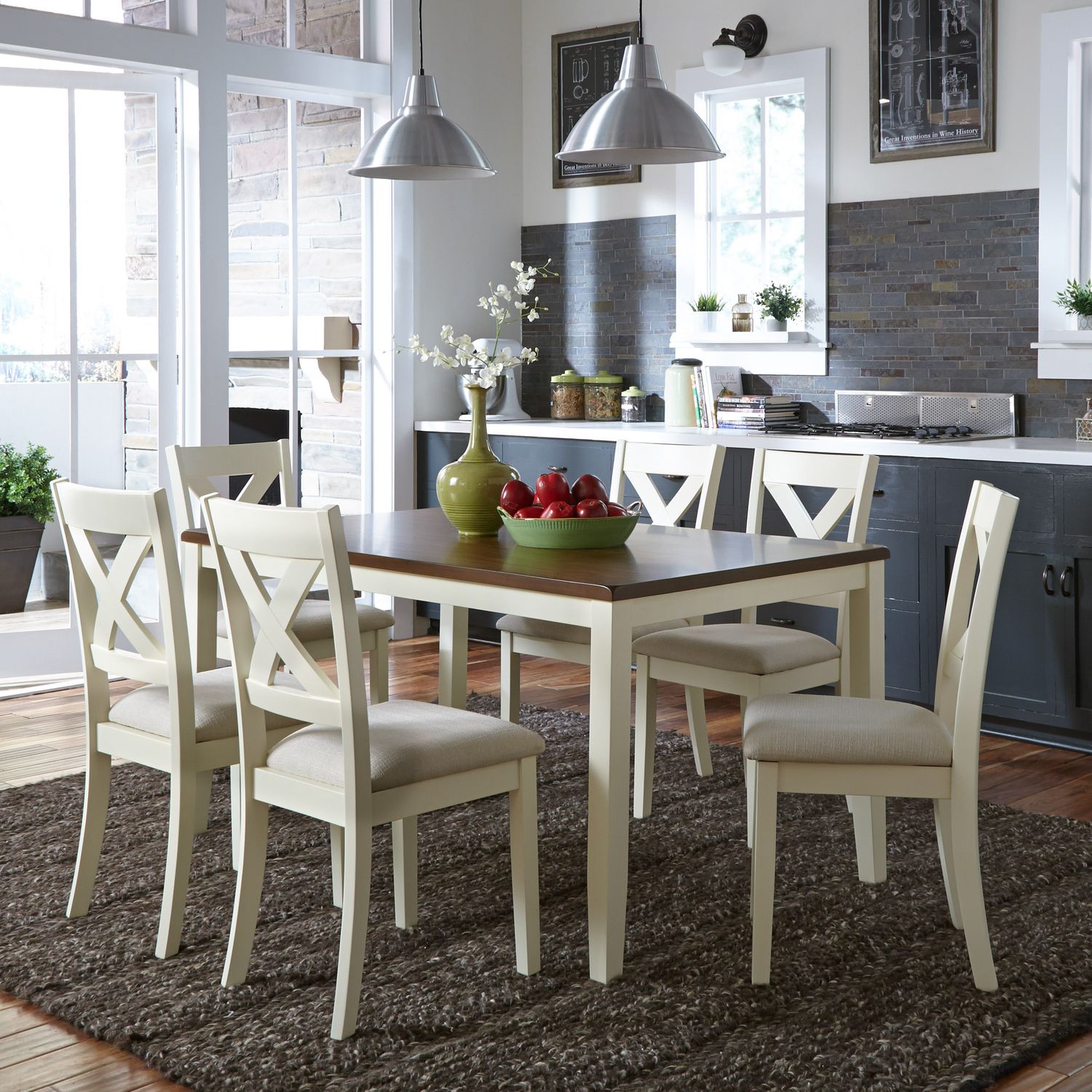 Thornton 7 Piece Rectangular Table Set