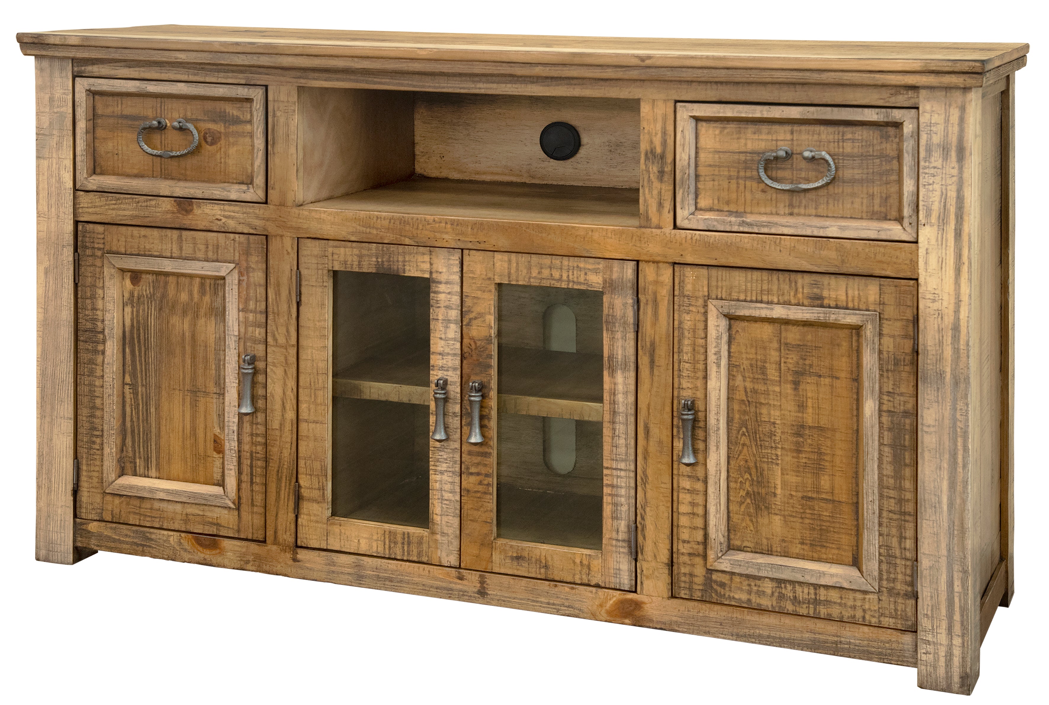 MONTANA TV STAND COLLECTION Model: IFD1141TVSTAND  Solid Wood