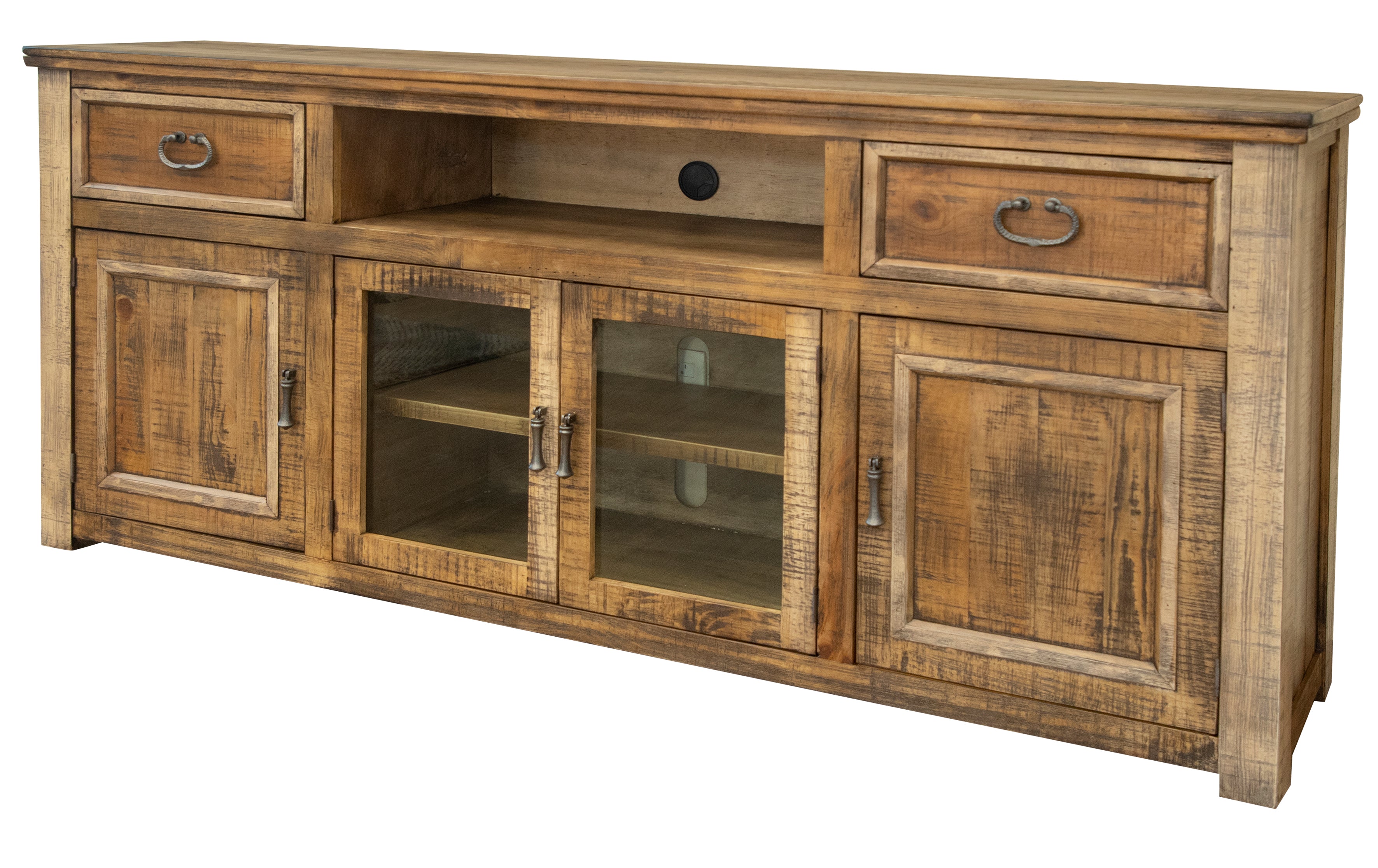 MONTANA TV STAND COLLECTION Model: IFD1141TVSTAND  Solid Wood