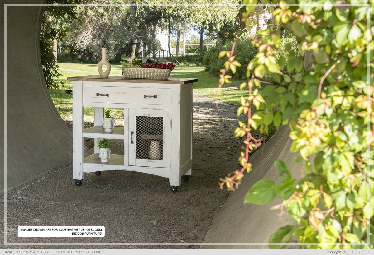3601 PUEBLO WHITE Model: IFD3601 KITCHEN Island